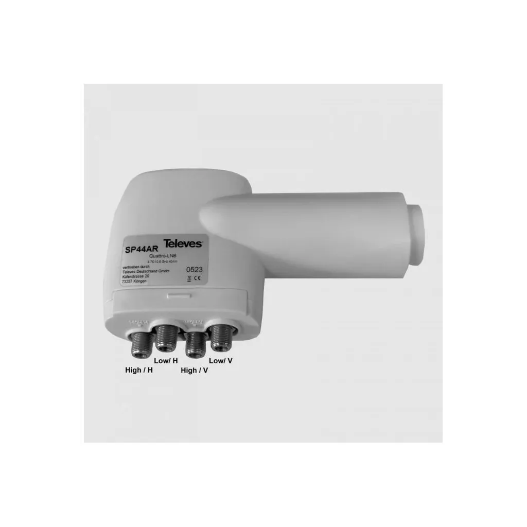 Solution réception multisatellite LNC Quatro Feed 40mm Televes SP44AR - 3