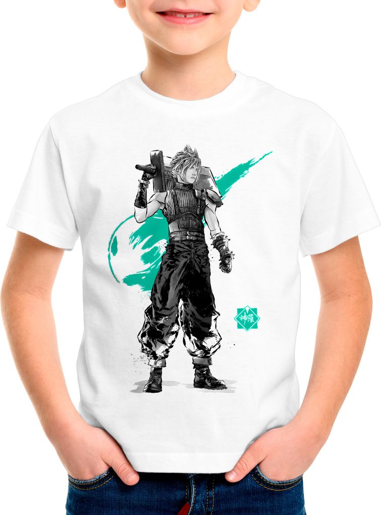 style3 Midgar Ex-Soldier Kinder T-Shirt anime cloud chocobo sephiroth