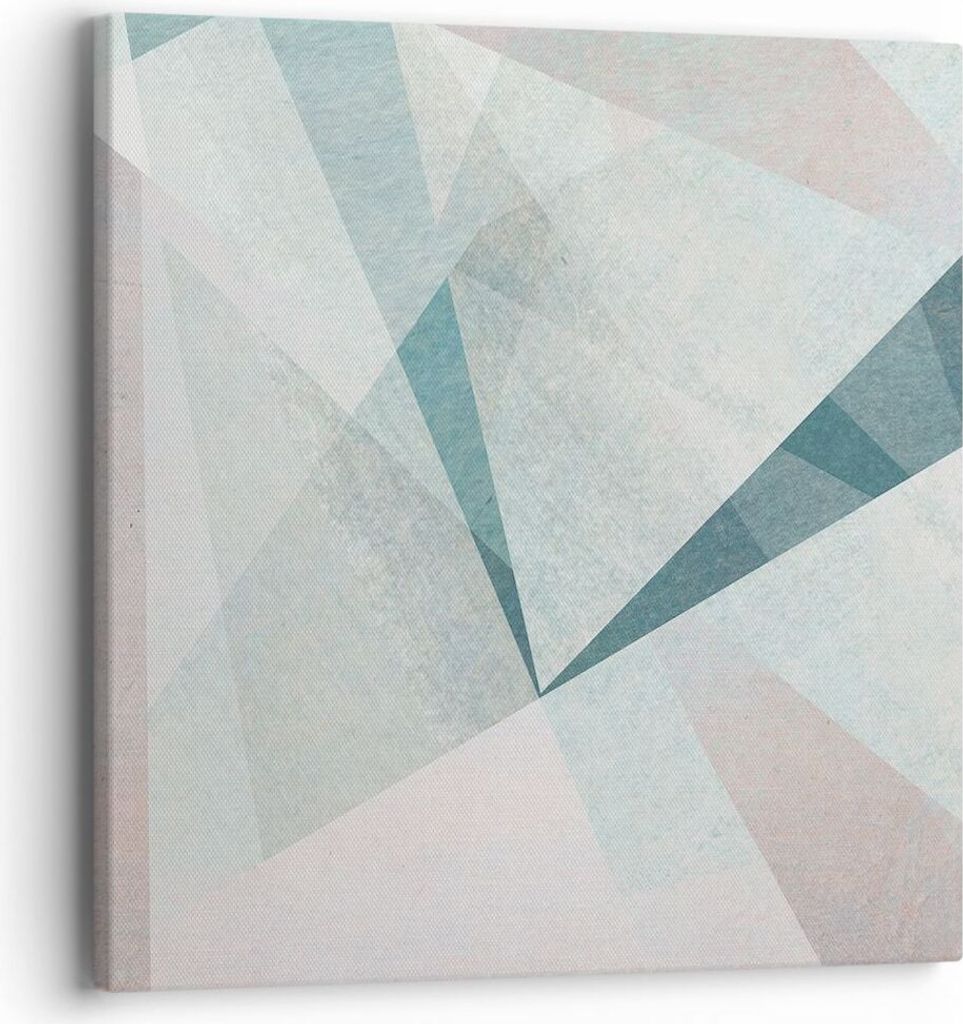 Bild auf Leinwand - Leinwandbild - Abstraktion modern - 40x40cm - Wand Bild - Wanddeko - Wandbilder - Leinwanddruck - Bilder - Kunstdruck - Wanddek...