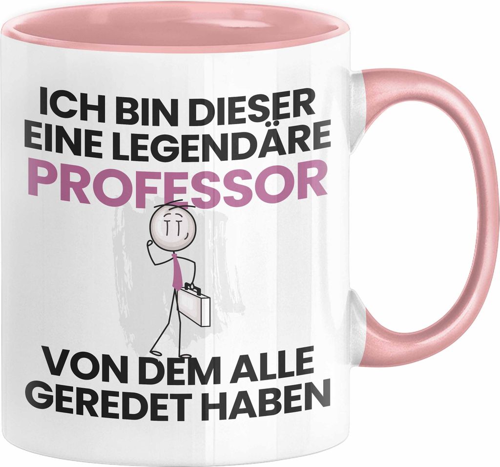 Professor Geschenk Tasse Lustige Geschenkidee Geburtstag für Professor Ich Bin Dieser Legendäre Professor Von Dem Alle Geredet Haben Kaffee-Beche...