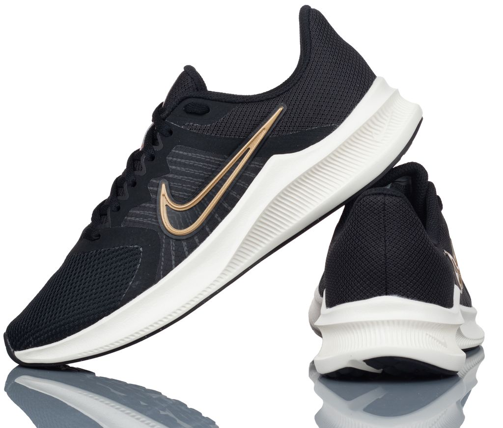 NIKE Downshifter 11 schwarz black/mtlc coppercoin sail - Produktbild 