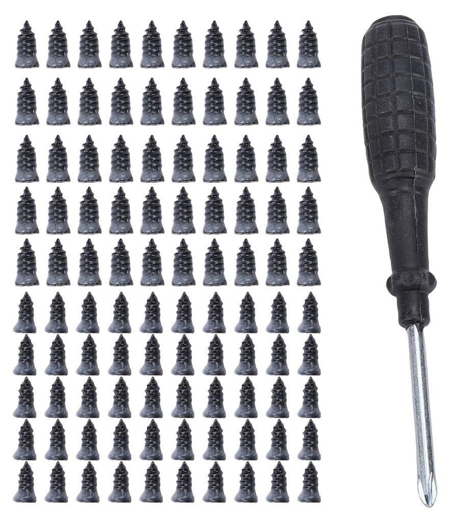 Reifenreparatur-Nagelset, hochfestes, hitzebeständiges Gummi, Vakuum-Reifenreparaturschrauben-Set für die Wartung