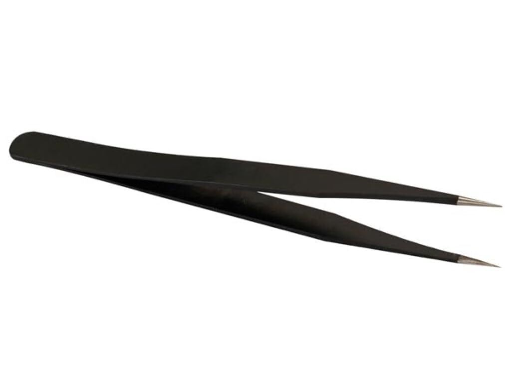 Velleman Antistatische Pinzette, Länge 11.8 cm, ultimative Präzision für elektronische Bauteile,