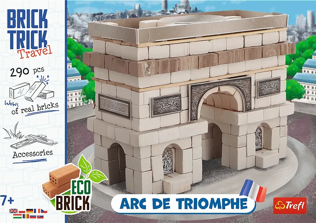 Maquette à construire Arc de Triomphe en briques réelles Brick Trick - 9
