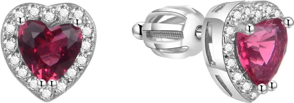 Boucles d'oreilles cœur hypoallergéniques, confort et éclat durable