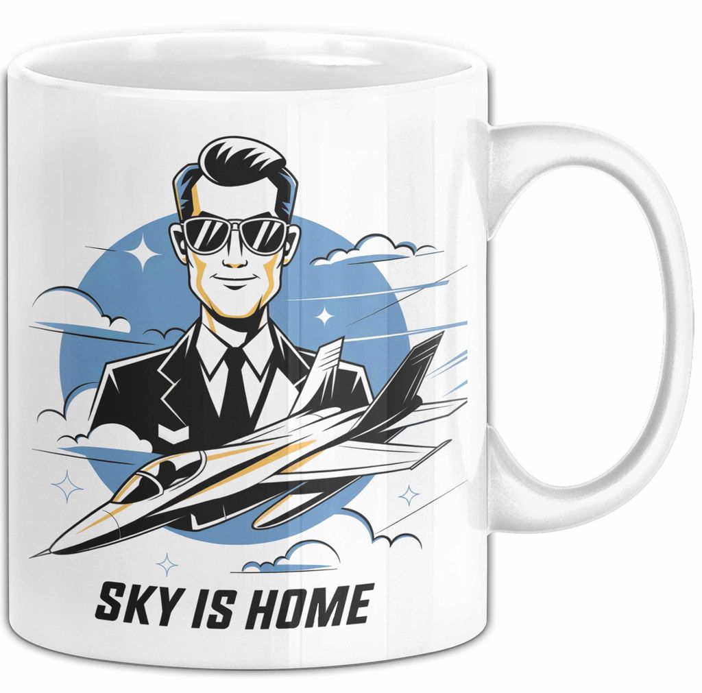 Pilot Tasse Geschenk Lustige Geschenkidee Spruch Für Luftfahrt Liebhaber (Weiß)