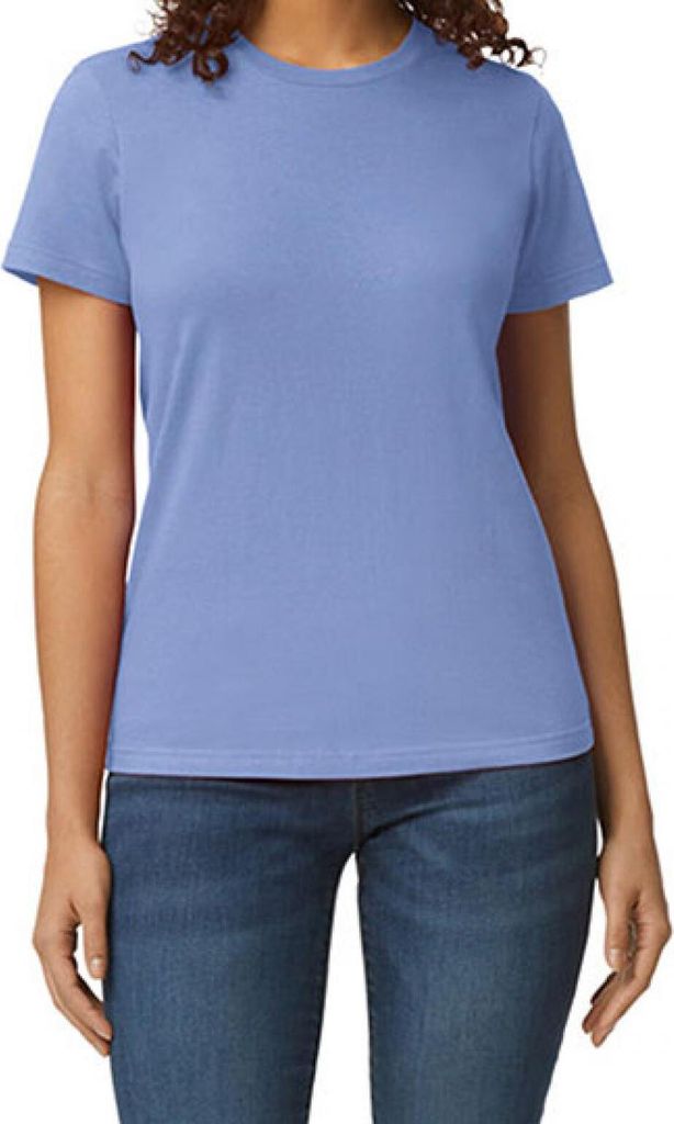 Gildan 65000L | Damen Softstyle Midweight WomenŽs T-Shirt - Farbe: Violet - Größe: S