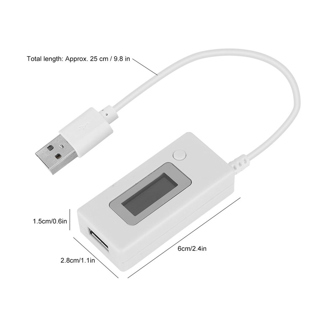 USB Power Tester,USB Ampérmetr Voltmetr Tester,LCD Power Obrázek produktu 5
