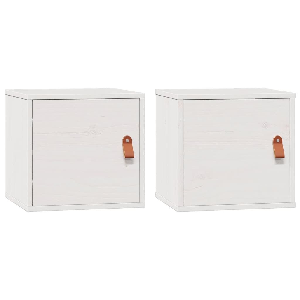 vidaXL Nástenné skrinky 2 ks. Biele 31,5x30x30 cm z Obrázok produktu 