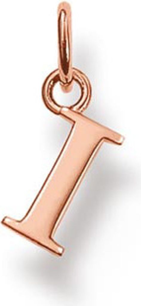 Thomas Sabo PE596-415-12 Ketten-Anhänger Buchstabe I Silber Rosé Vergoldet