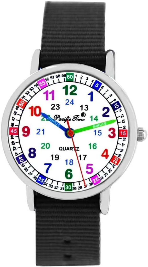 Orologio Educativo per Bambini: Analogico al Quarzo con Cinturino Intercambiabile