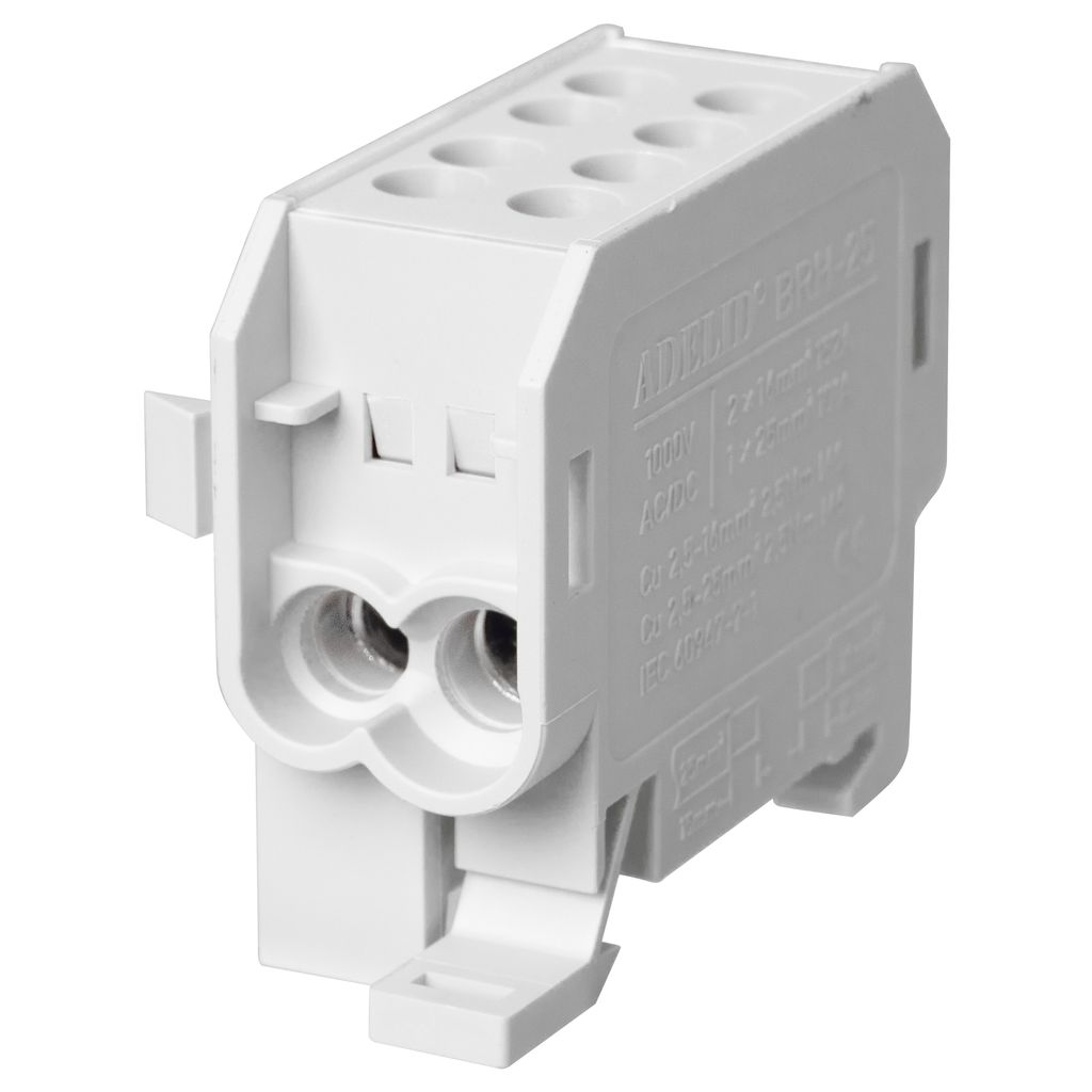 HLAK 25mm² 1/2 Grau Hauptleitungsklemme Abzweigklemme Klemmblöcke Verteilerklemme