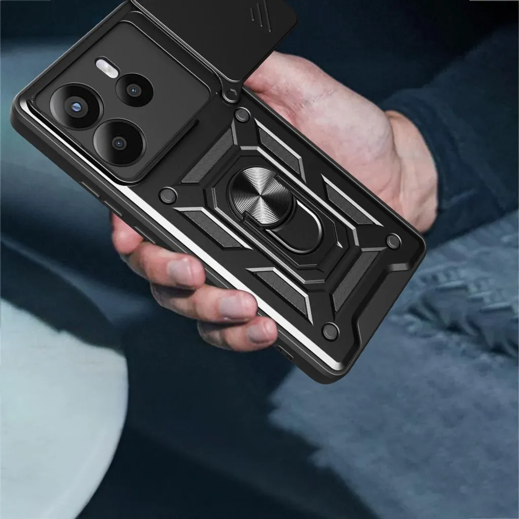 Tech-Protect Camshield Pro Xiaomi Redmi Note 14 5G Nero Opaco - Cover Blindata - 6