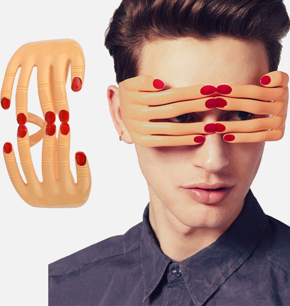 Lustige Fingerform Brille Eye Wear Birthday Party liefert Halloween Nachbildung