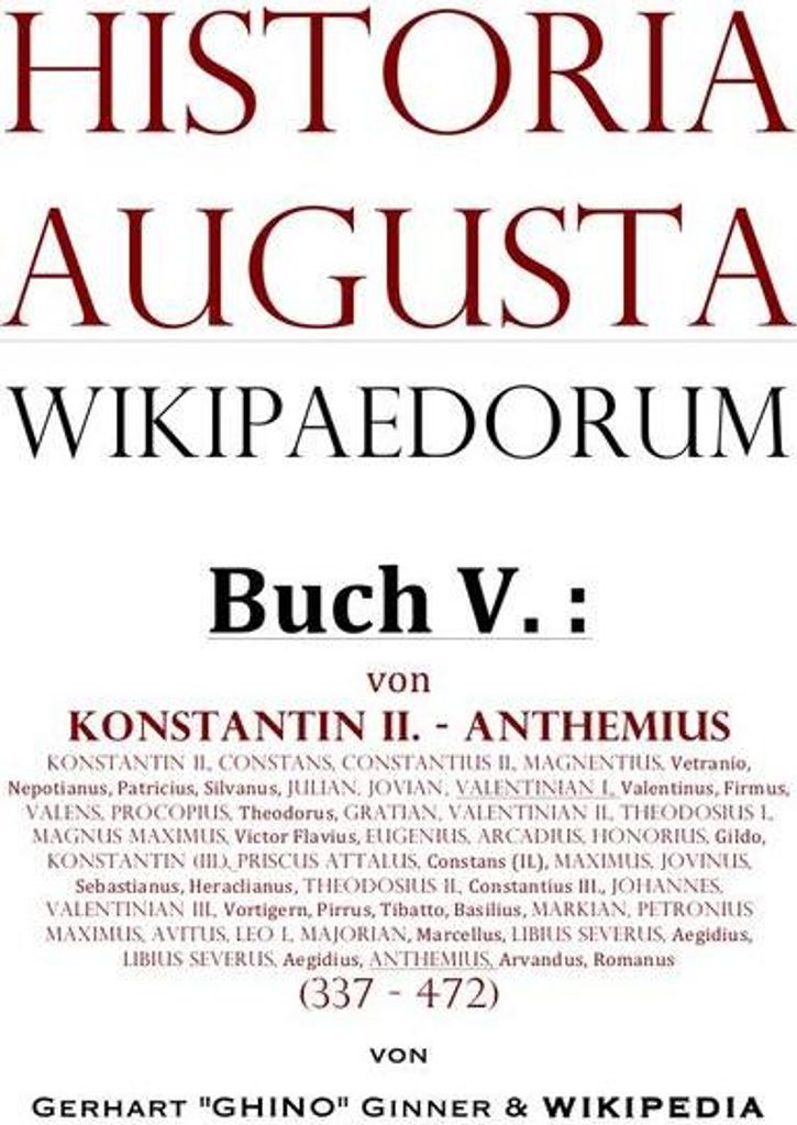Historia Augusta Wikipaedorum Buch V.
