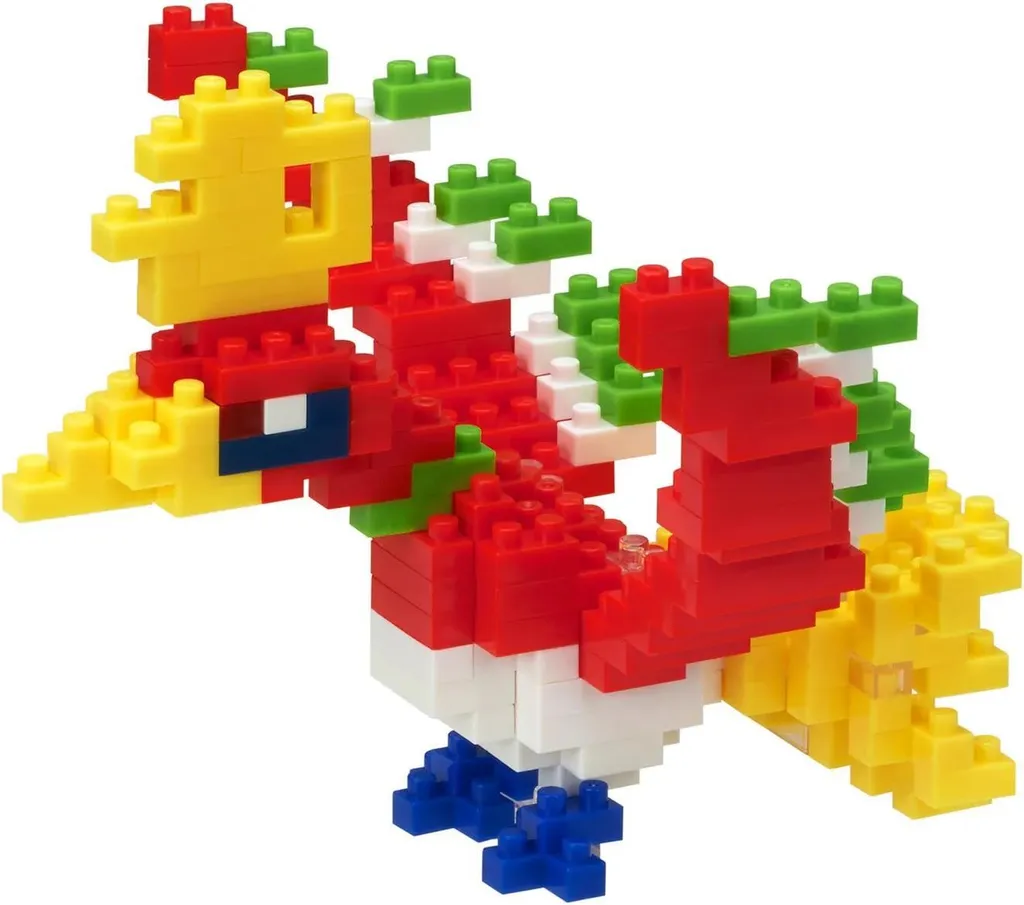 Kit Pokemon nanoblock Ho-Oh pour collectionneur - Décoration geek bureau