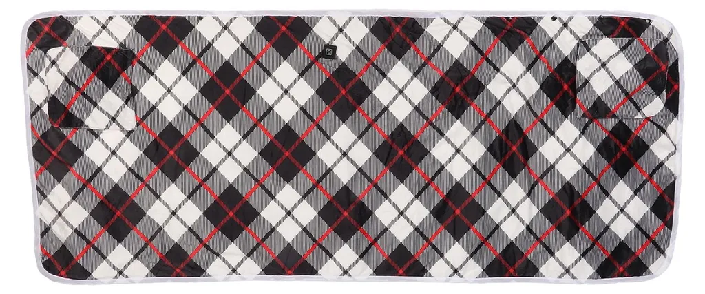 Couverture chauffante USB portative à carreaux pour la maison 80cm