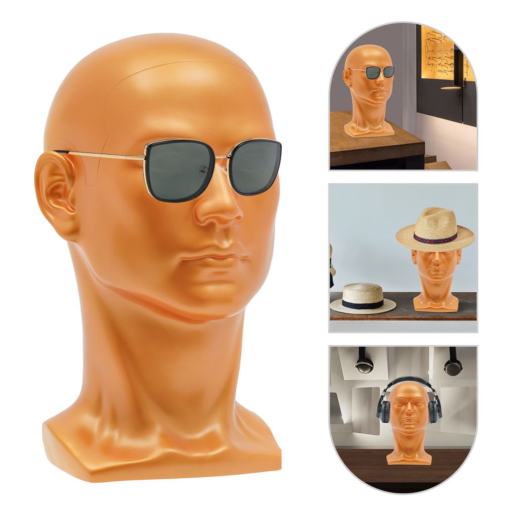 Schaufensterpuppen Kopf-Umfang 50cm Männliches Kopfmodell Produktbild 