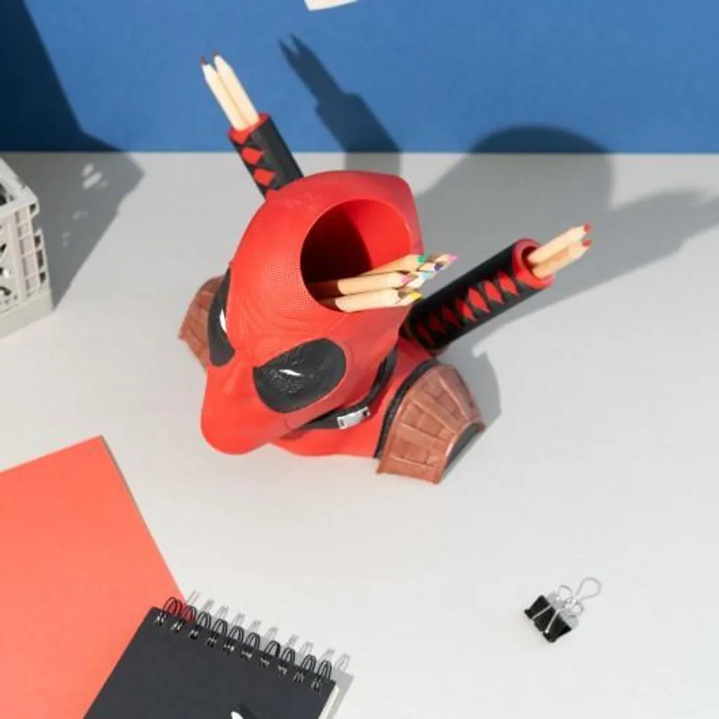 Pot à Crayons Deadpool Erik - Finition Premium Design Marvel Durable - 5