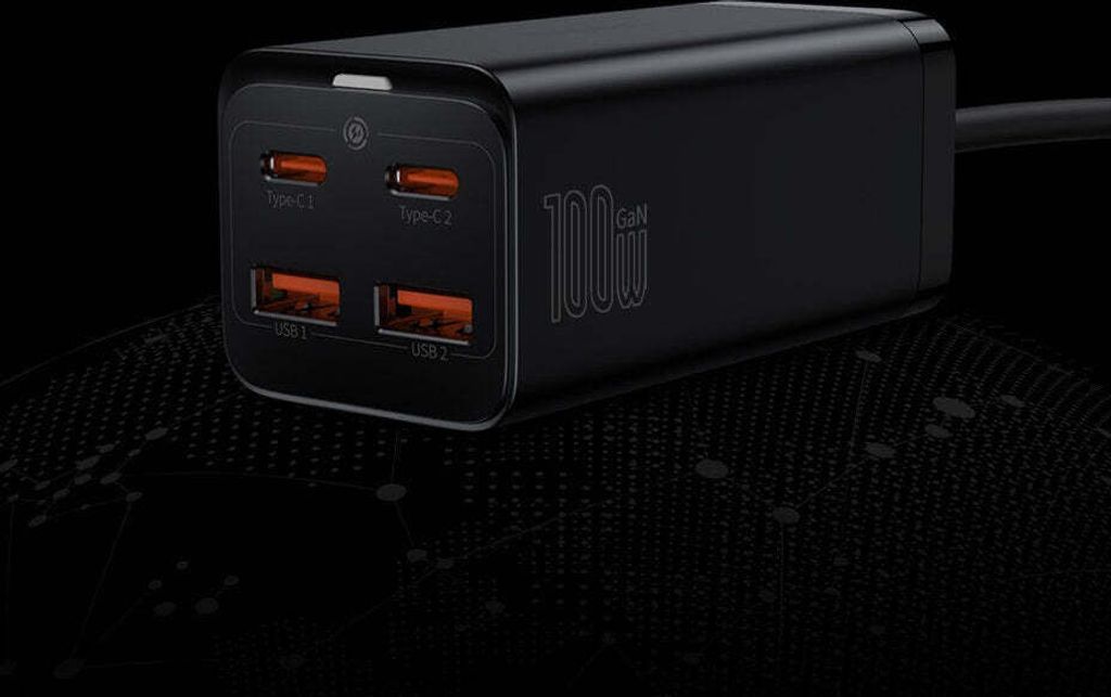 Baseus GaN3 Pro Wandladegerät 2xUSB-C + 2xUSB, 100W Produktbild 27
