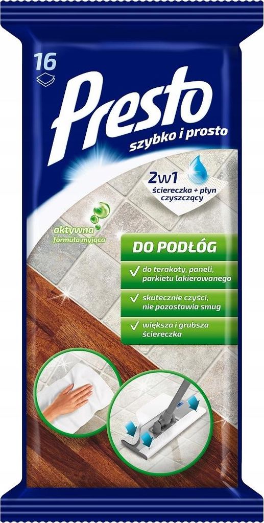 Úklidové ubrousky na podlahy, balení 16ks Obrázek produktu 