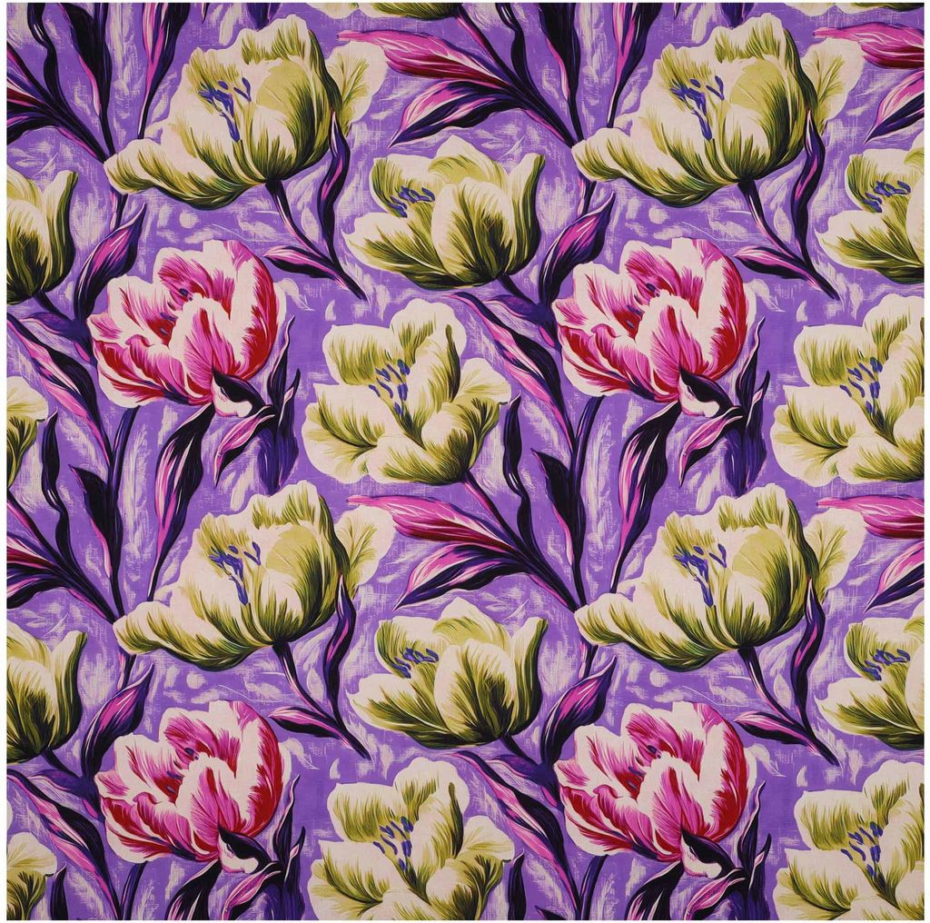 Viskose-Stoff Flowers ab 1 m x 140 cm Popeline fließend Fahnentuch Sommerstoff Meterware Blumen 2