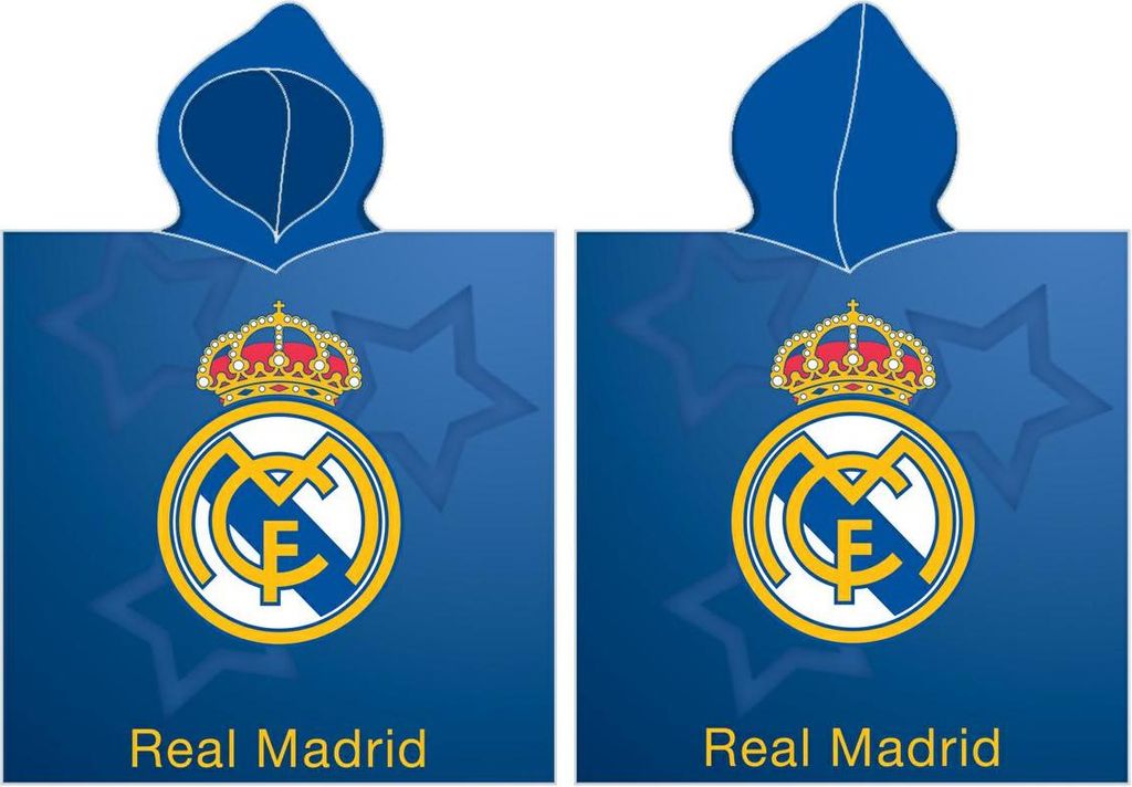 Real Madrid Star Strandtuch-Poncho 55x110 cm (Fast Dry)