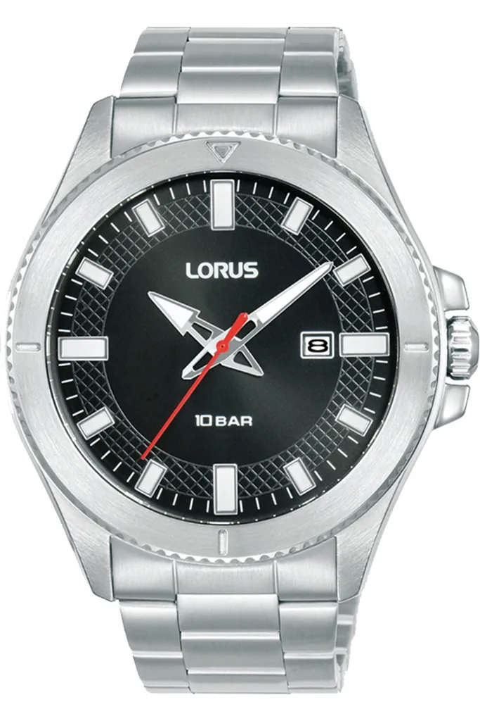 Montre-bracelet Classique Lorus pour Homme avec Dateur et Bracelet Acier