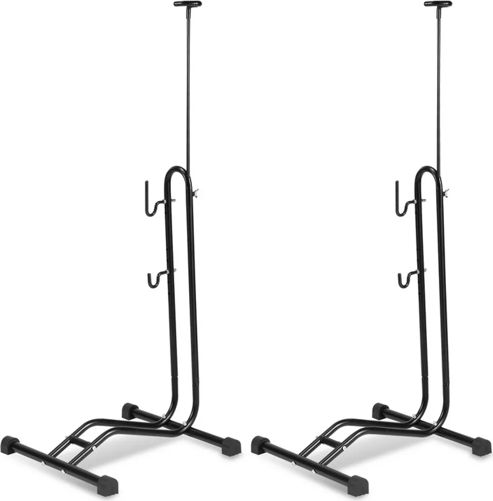 Support de Vélo Universel Lot de 2 Stable pour Rangement Sol et Mural
