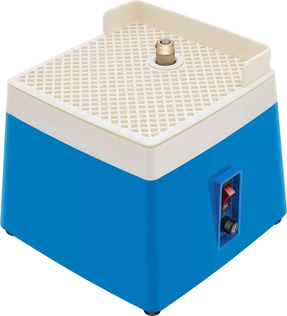 Mini ponceuse électrique bleue compacte avec prise EU haute vitesse