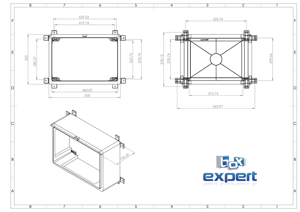 Armadio Fleet Nero 500x350x190 mm | Design Moderno per Esterni
