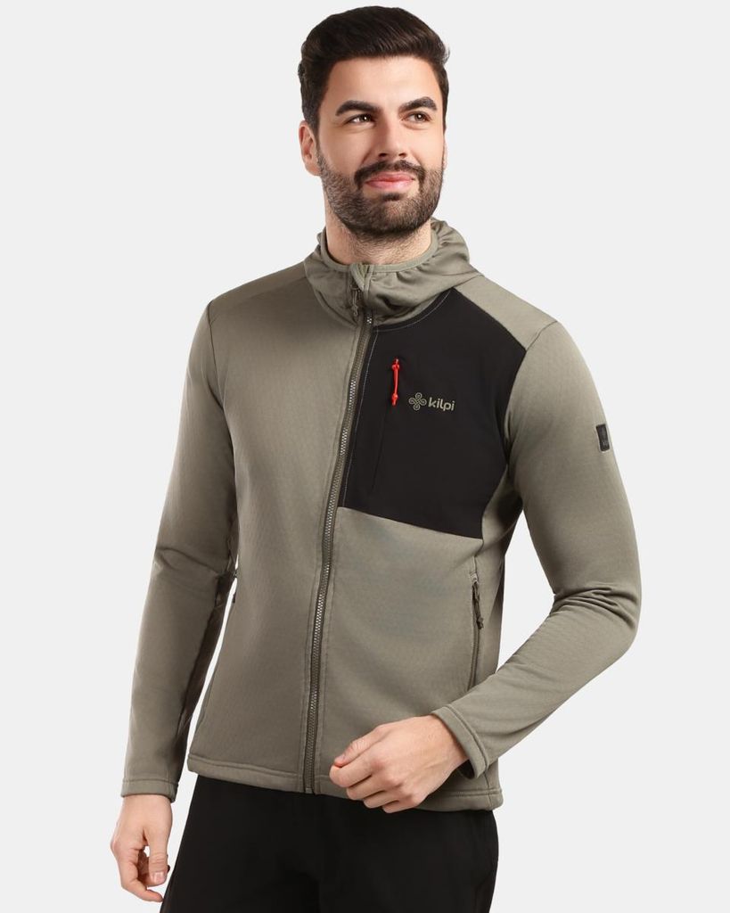 Herren-Fleece-Sweatshirt Kilpi SEVELEN-M, GRÜN, Größe M
