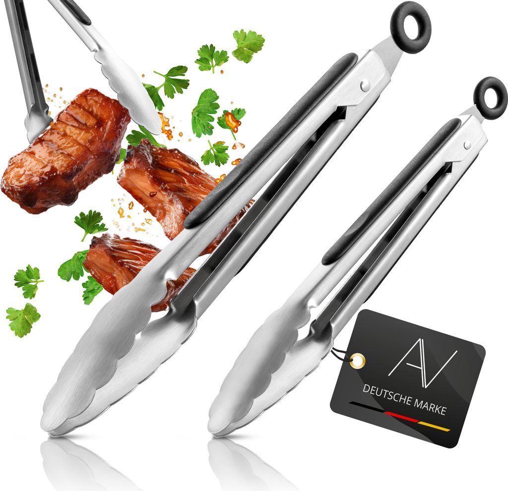 AVANA pinze da griglia in acciaio inox set di 2 pinze da Immagine del prodotto 