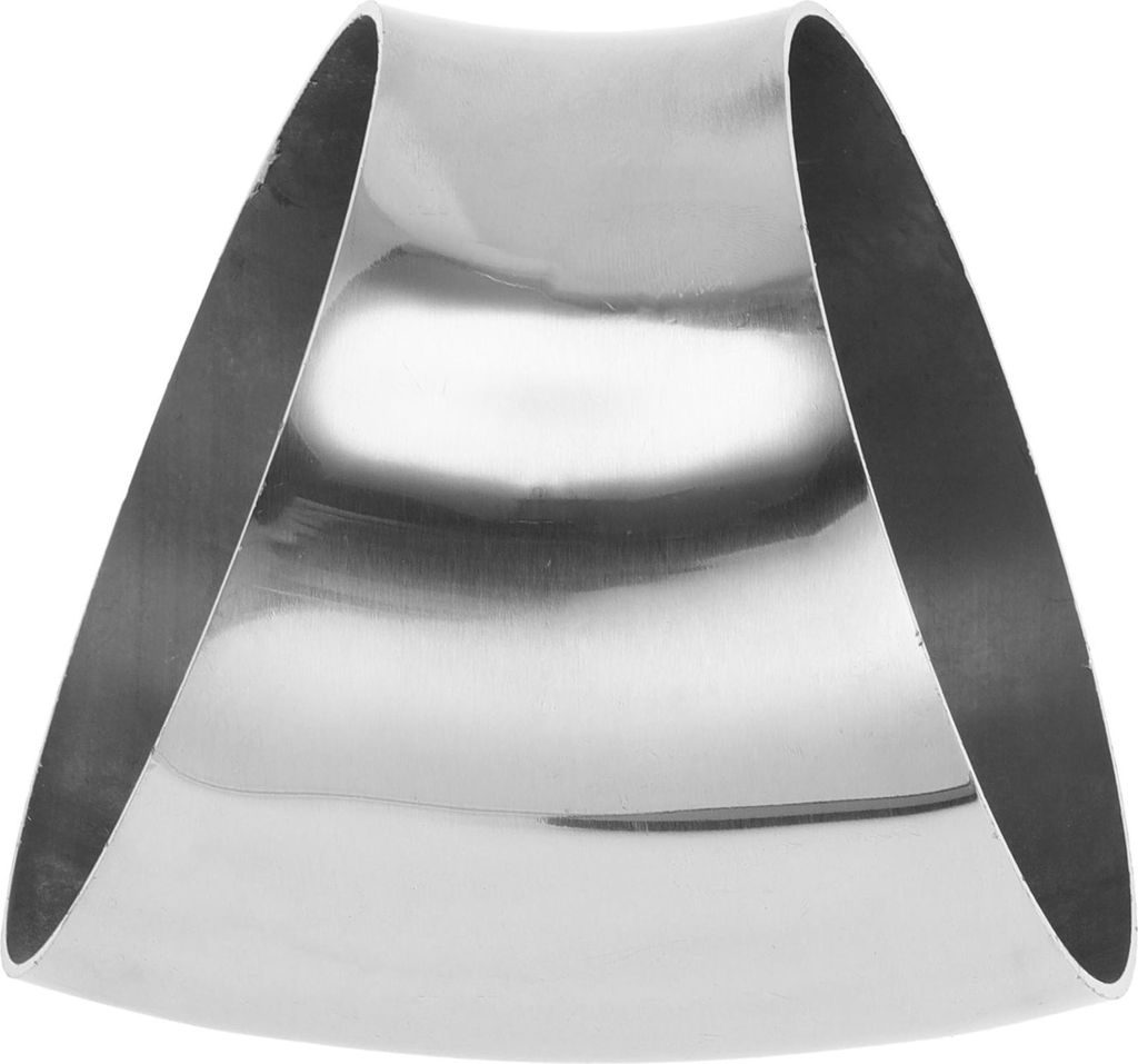 45 Grad Bogenbogen Ellenbogen Auto Modifizierte Auspuffrohrrohrleitung 4" Zoll OD Dicke 1,2 mm/18GA 102x118x1,2 mm 201 Edelstahl Silberton