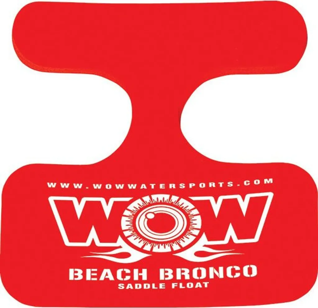 Siège de flottaison Bronco Rouge résistant - Confort et fun aquatique