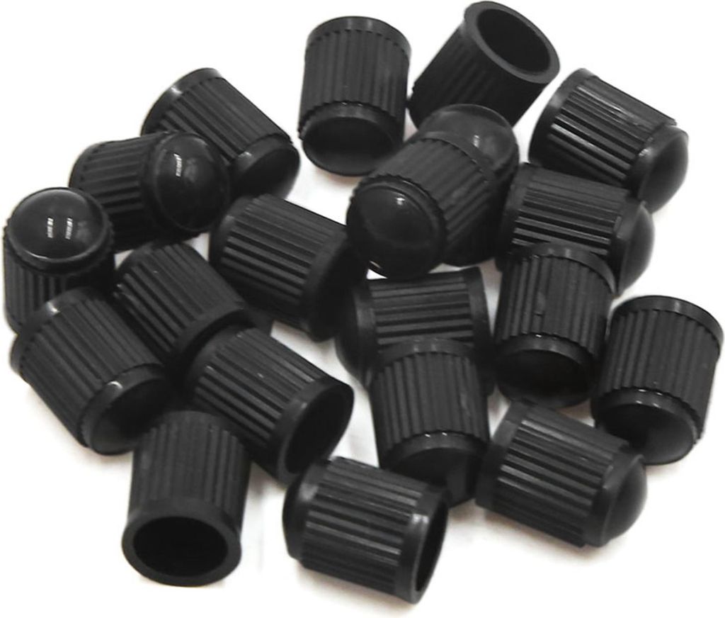 20stk.Autoventil Kappe Plastik Ventildeckel Schwarz