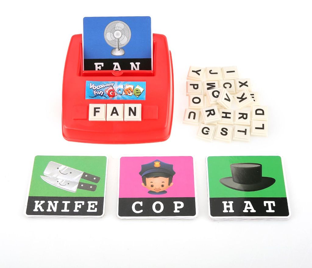 Buchstaben-Rechtschreibspielzeug, englisches Spielzeug-Alphabet, sicher zu spielen, langlebig, frühes Lernen für Babys für Kinder ab 3 Jahren