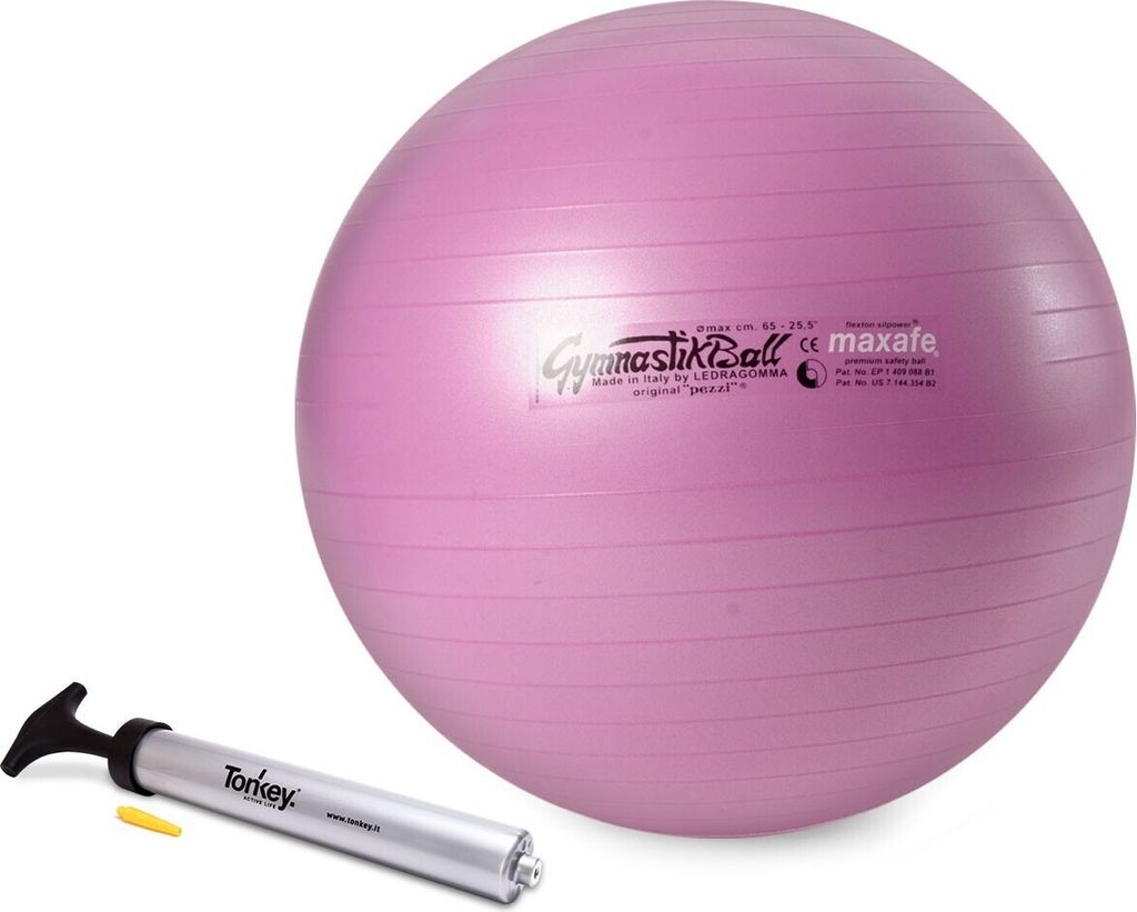 Original Pezzi Gymnastikball MAXAFE m. Pezzi Pumpe - violett