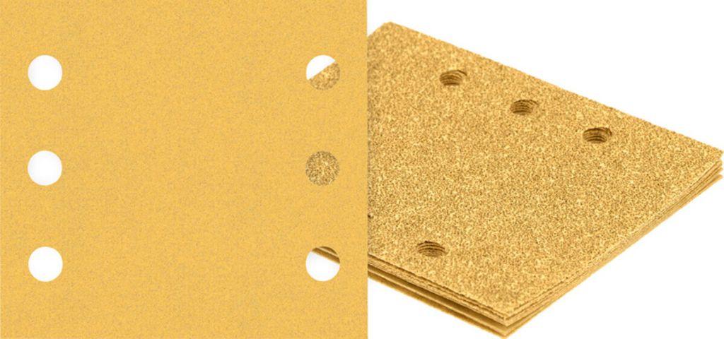 EXPERT C470 schuurpapier, 115x107 mm, korrelgrootte K80, 6 Productafbeelding 