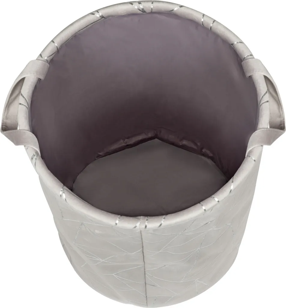 Cesto Biancheria WENKO Samira Grigio | 69L Feltro Arredo Bagno - 6