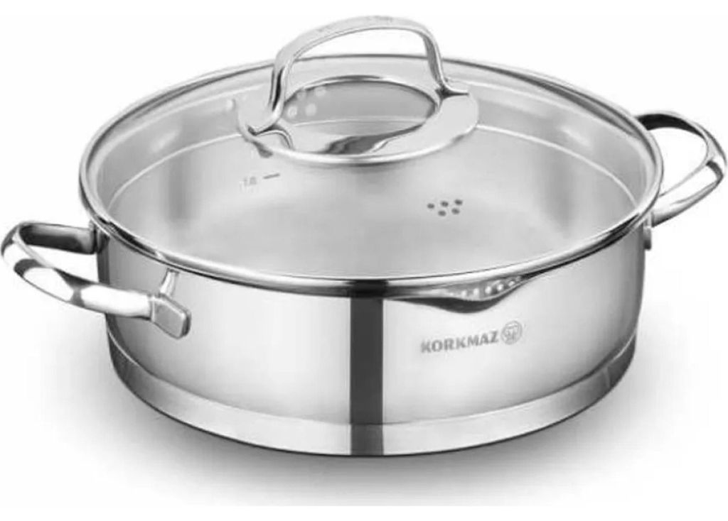 Steama - Edelstahl-Kasserolle 3l Durchmesser 24 cm Produktbild 
