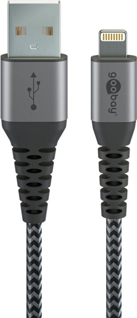 USB 2.0 Adapterkabel, USB-A Stecker > Lightning Stecker Produktbild 