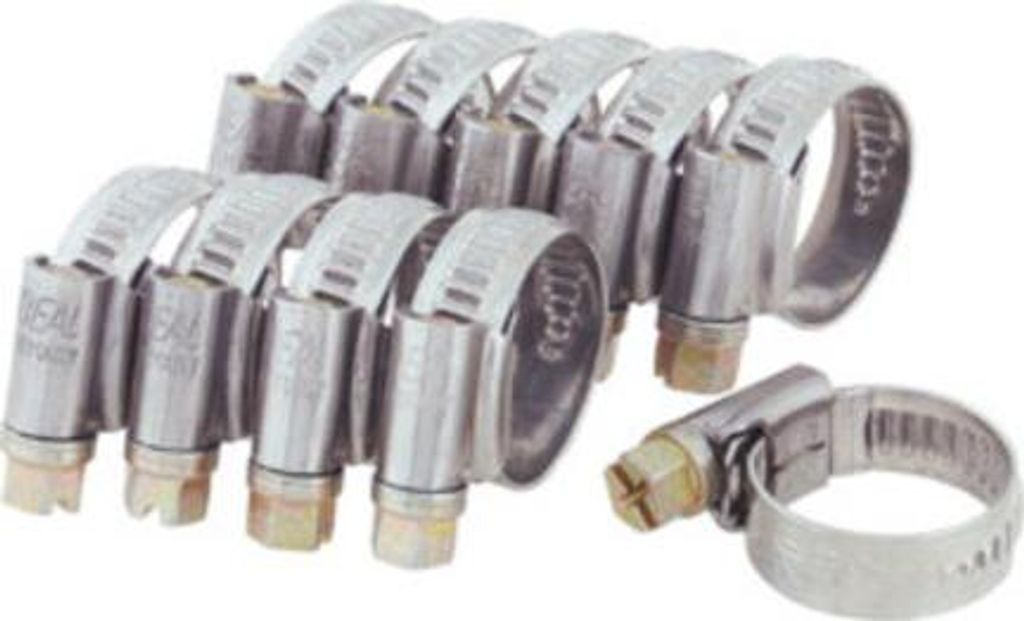 RIEGLER Schlauchklemmen-Set 10-teilig 10-16 mm 10 Stk