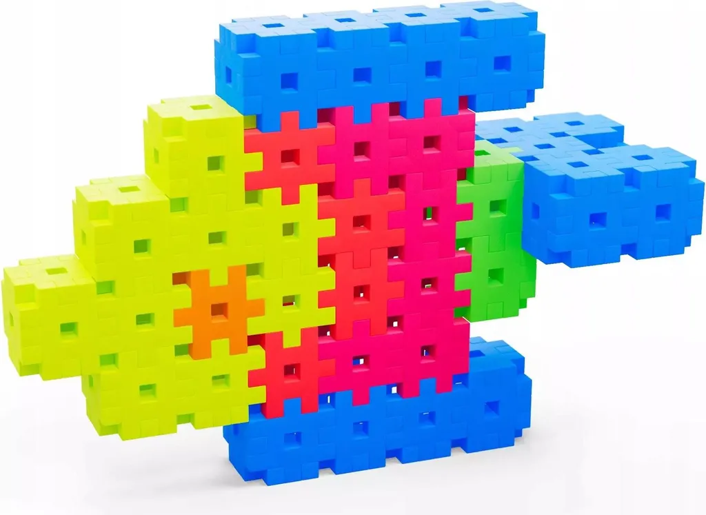 Jeu de Construction Éducatif Meli Basic Neon 1200 pièces Éducatif - 7