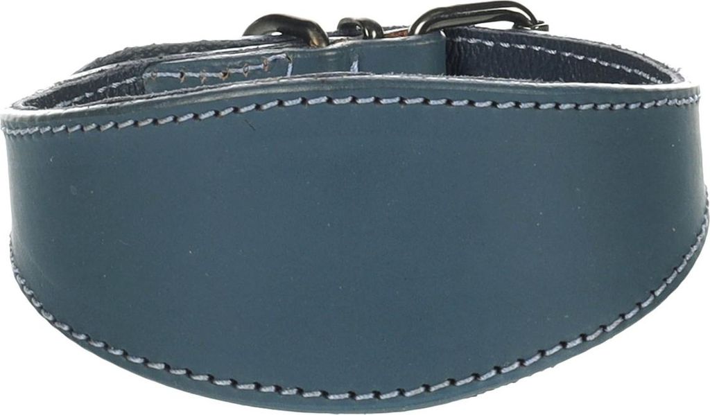 Flamingo Halsband Windhund Denver blau, Größe: S-M / Breite: 50 mm