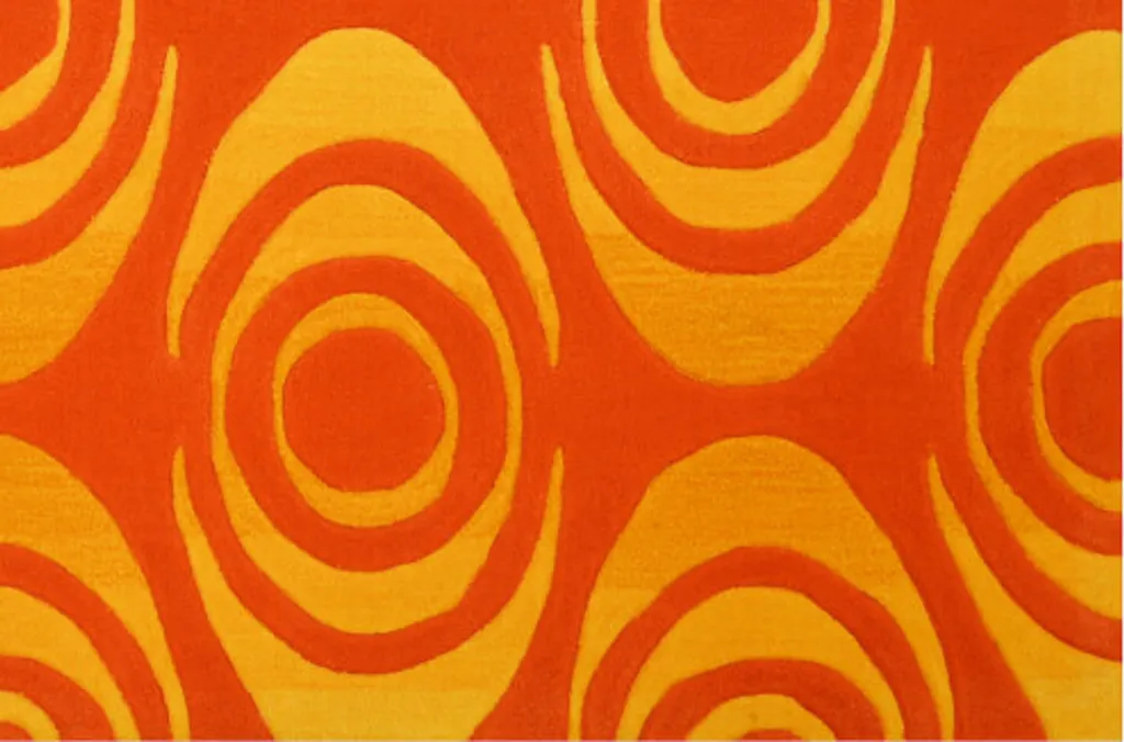 Tapis Design Pluto 1013-05 Jaune en Fibres Robustes de 200x300 cm - 4
