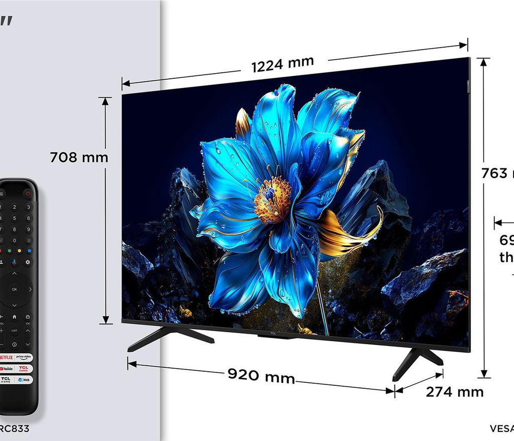 TCL P7K 55P7K, 139,7 cm (55"), 3840 x 2160 Pixel, QLED, Produktbild 