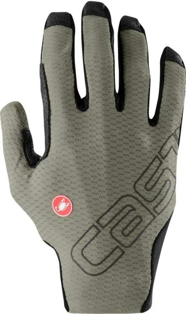 Gants Castelli Unlimited LF Gris S pour Homme - Cyclisme Gravel et Route