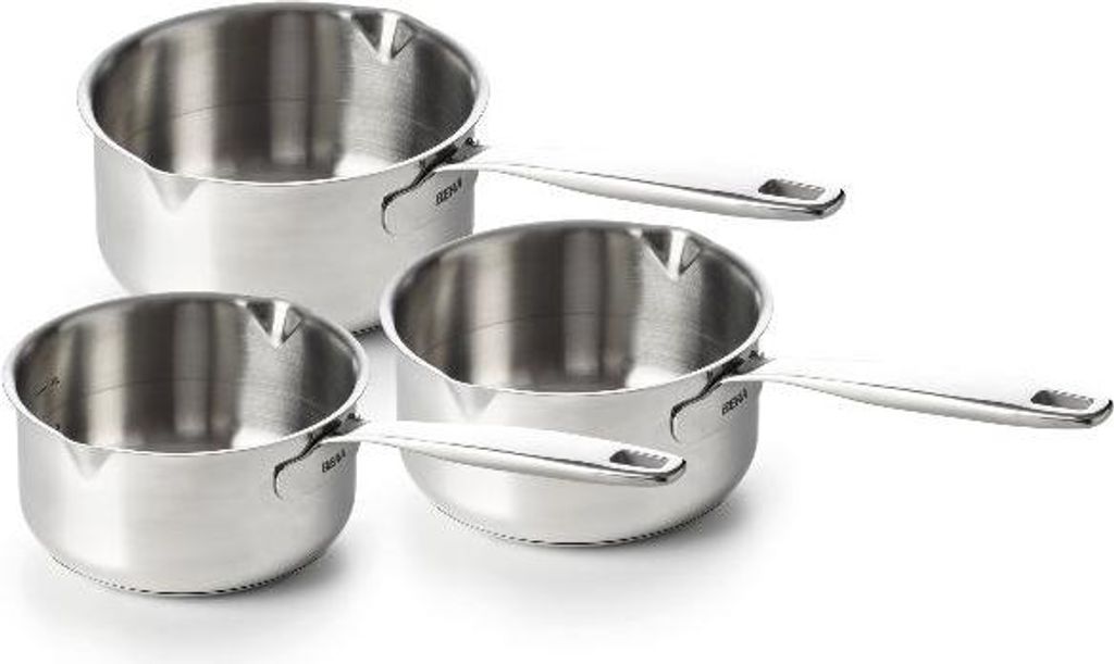 Serie von 3 edelstahl 16/18 / 20cm töpfen Beka 15026974