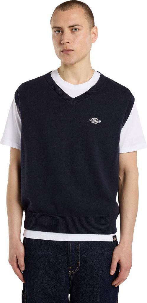 Dickies Herren Sweatshirt SUMMERDALE SWEATER VEST, Größe:S, Farben:black